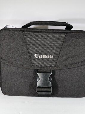 Canon Black Padded Men's Toiletry & Camera Carry Bag 9x7x4.5 INches